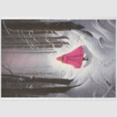 Girl in Forest 6 Decopage紙 薄葉紙 (正面)