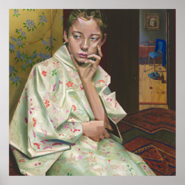 Girl in Kimono – Homage to Breitner & Geesje Kwak ポスター