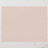 Girl in Red Dress Watercolor Art Scrapbook Paper (裏面)