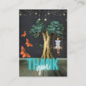 Girl In Swingお客様の購入カードに感謝 名刺 (正面)