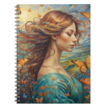 Girl in the Wind with Chours Notebook