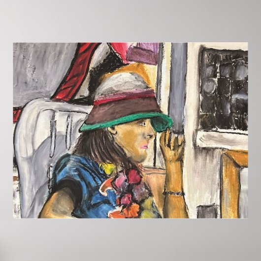 Girl in Vivid Hat ポスター (正面)