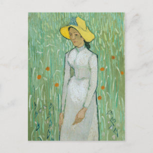 Girl in White by Vincent vanゴッホはがき ポストカード