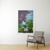 Girl in White Dress タペストリー (インサイチュ)