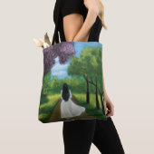 Girl in White Dress トートバッグ (クローズアップ)