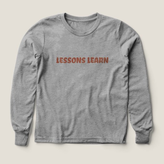 Girl/Kids Energy Flow Lessons Learn Long Sleeve (デザイン正面)