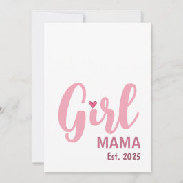 Girl Mama 誕生 2025 新米ママへのギフト カード