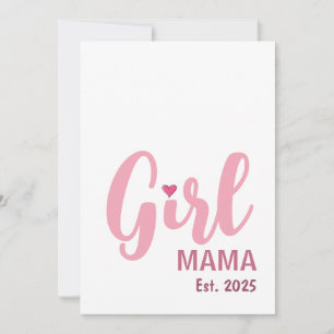 Girl Mama 誕生 2025 新米ママへのギフト カード