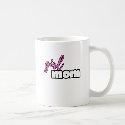 girl mom コーヒーマグカップ (右)