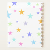 Girl Monogram Any Initial & Name プランナー手帳 (裏面)