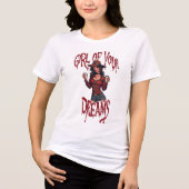 Girl of Your Dreams Funny Halloween Horror トライブレンドTシャツ (正面)