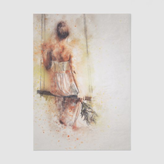 Girl on a Swing 薄葉紙 (正面)