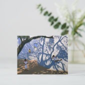 Girl on a Swing India 2000 ポストカード (スタンド正面)