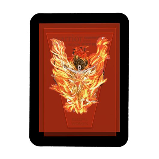 Girl on Fire Magnets マグネット (縦)