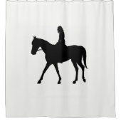 Girl on Horse シャワーカーテン (正面)