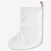 Girl on Horse スモールクリスマスストッキング (裏面)