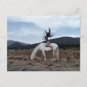 Girl on Horse ポストカード