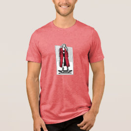 Girl on Skateboard トライブレンドＴシャツ