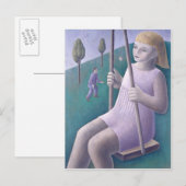 Girl on Swing 1996 ポストカード (正面/裏面)