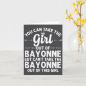 Girl Out Of Bayonne Nj New Jersey Home Roots Usa _ カード (黄色い花)