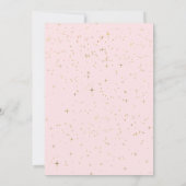 Girl Over The Moon Baby Shower 招待状 (裏面)