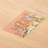 Girl Party Acrylic Invitation アクリル招待状 (レイダウン)