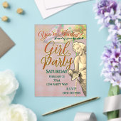 Girl Party Acrylic Invitation アクリル招待状 (インサイチュ (ウェディング))