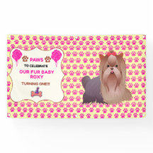 GIRL PET PINK 3x5 ビニール ハッピー 採用 誕生日