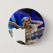 Girl pin 缶バッジ (正面)