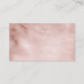 Girl Pink Bow Shell Baby Shower Diaper Raffle エンクロージャーカード (裏面)