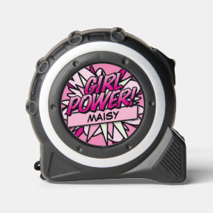 GIRL POWER コミック ブック ピンク カスタム 名前 メジャー