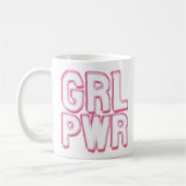 Girl Power コーヒーマグカップ (左)