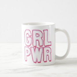Girl Power コーヒーマグカップ