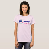 Girl Power -サラ・ペイリン氏副社長 Tシャツ (正面フル)
