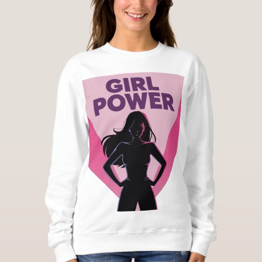 GIRL POWER スウェットシャツ (正面)