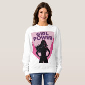 GIRL POWER スウェットシャツ (正面フル)