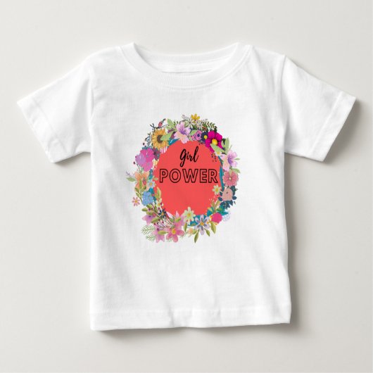 Girl Power    ベビーTシャツ (正面)