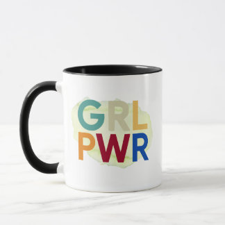Girl Power マグカップ - フェミニスト 女性のエンパワーメント コーヒー