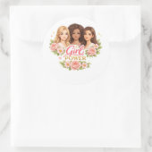 Girl power ラウンドシール (バッグ)