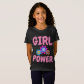 GIRL POWER レディース Tシャツ (正面フル)