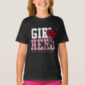 Girl Power | 未来のヒロイン Tシャツ (正面)