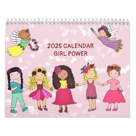 Girl Power 2025 Calendar (Medium Size) カレンダー