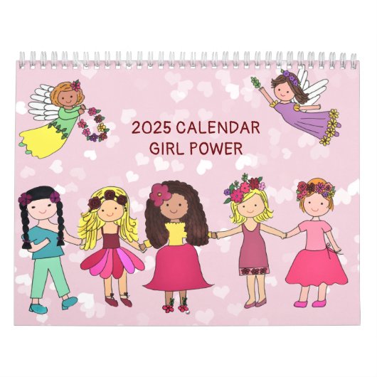 Girl Power 2025 Calendar (Medium Size) カレンダー (カバー)