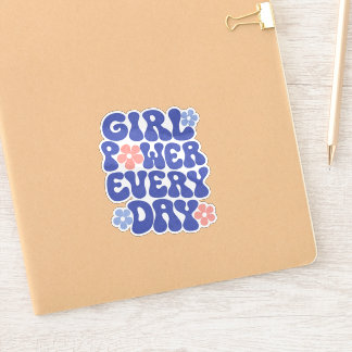 Girl Power Every Day Women Empowerment Sticker  シール