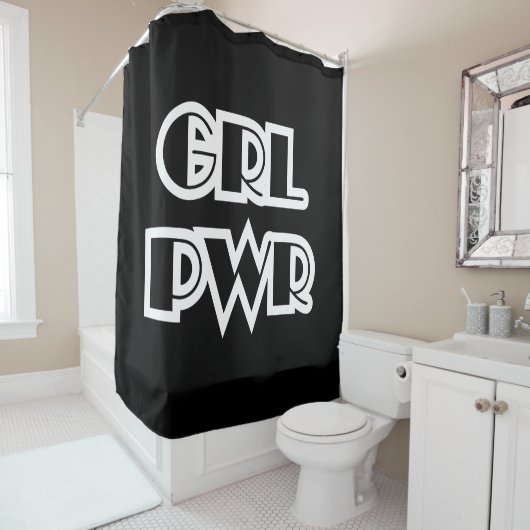 Girl Power, Grl Pwr シャワーカーテン (インサイチュ)