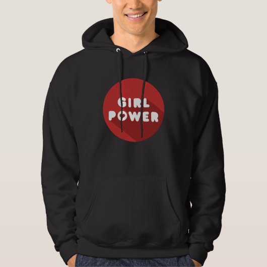 Girl Power Ladies Youth パーカ (正面)