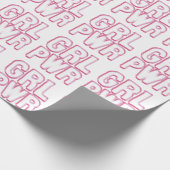 Girl Power Lettering ラッピングペーパー (角)