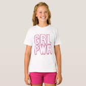 Girl Power Lettering Tシャツ (正面フル)