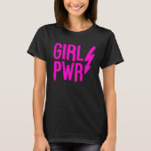 Girl Power Lightning Bolt Tシャツ (正面)