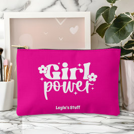 Girl Power Pink アクセサリーポーチ